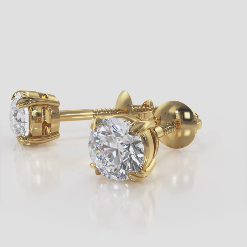 Are Lab-Grown Diamond Studs as Good as Natural Diamond Studs? – Robinson's  Jewelers